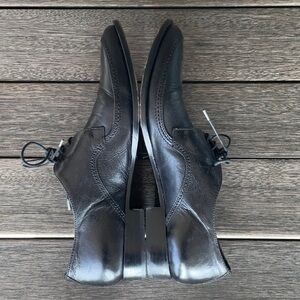 Paolo Iantorno Women’s Black Leather Oxfords 39